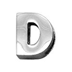 3/8" (10mm) Chrome Plated Charms D 3/8" (10mm)