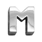 3/8" (10mm) Chrome Plated Charms M 3/8" (10mm)