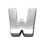 3/8" (10mm) Chrome Plated Charms W 3/8" (10mm)