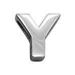 3/8" (10mm) Chrome Plated Charms Y 3/8" (10mm)