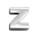 3/8" (10mm) Chrome Plated Charms Z 3/8" (10mm)