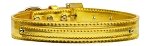3/8" (10mm) Metallic Two Tier Collar Gold Large
