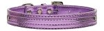 3/8" (10mm) Metallic Two Tier Collar Purple Large