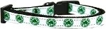Kiss Me - I'm Irish Nylon Ribbon Cat Safety Collar