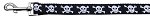 Skulls Nylon Ribbon Dog Collars 1 wide 4ft Leash