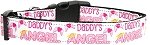 Daddy's Angel Nylon Cat Collar