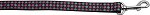Pink and Blue Plaid Nylon Dog Leash 3/8 inch wide 4ft Long