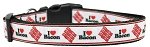 I Love Bacon Nylon Cat Collar