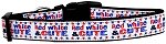 Red, White, and Cute! Nylon Cat Collar