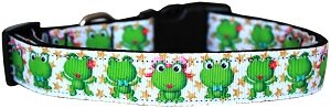 Happy Frogs Nylon Cat Safety Collar