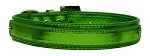 3/4" (18mm) Metallic Two-Tier Collar  Emerald Green Large