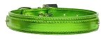 3/4" (18mm) Metallic Two-Tier Collar  Lime Green Large