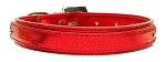 3/4" (18mm) Metallic Two-Tier Collar  Red Large