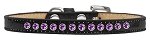 Purple Crystal Size 10 Black Puppy Ice Cream Collar