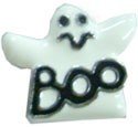 3/8" (10mm) Halloween Slider Charms Ghost 3/8" (10mm)