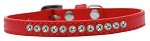AB Crystal Size 10 Red Puppy Collar