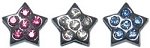 3/8" Slider Star Charm Blue 3/8"