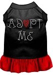 Adopt Me Rhinestone Dresses Black with Red Lg (14)