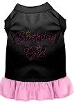 Birthday Girl Rhinestone Dresses Black with Light Pink Lg (14)
