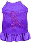 Pink Ribbon Rhinestone Dress Purple 4X (22)