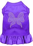 Rhinestone Bow Dress Purple 4X (22)