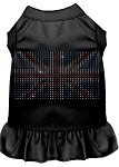 Rhinestone British Flag Dress Black 4X (22)