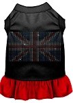 Rhinestone British Flag Dress Black with Red Lg (14)