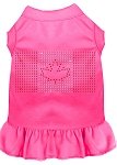 Rhinestone Canadian Flag Dress Bright Pink 4X (22)