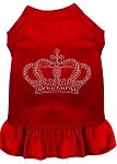 Rhinestone Crown Dress Red 4X (22)