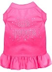 Rhinestone Cutie Patootie Dress Bright Pink 4X (22)