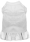 Rhinestone Cutie Patootie Dress White 4X (22)