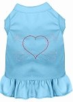 Rhinestone Heart and crossbones Dress Baby Blue 4X (22)