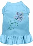Rhinestone Multi Flower Dress Baby Blue 4X (22)