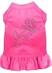 Rhinestone Multi Flower Dress Bright Pink 4X (22)
