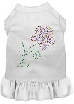 Rhinestone Multi Flower Dress White 4X (22)