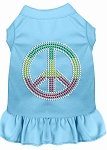 Rhinestone Rasta Peace Dress Baby Blue 4X (22)