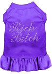 Rhinestone Rich Bitch Dress Purple 4X (22)