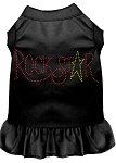 Rhinestone RockStar Dress Black 4X (22)