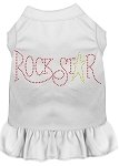Rhinestone RockStar Dress White 4X (22)