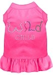 Rhinestone Wild Child Dress Bright Pink 4X (22)