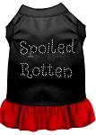 Spoiled Rotten Rhinestone Dress Black with Red Lg (14)
