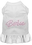 Step Aside Barbie Rhinestone Dress White 4X (22)
