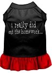 I really did eat the Homework Screen Print Dress Black with Red Lg (14)