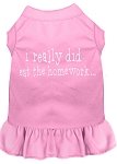 I really did eat the Homework Screen Print Dress Light Pink 4X (22)