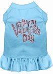 Happy Valentines Day Rhinestone Dress Baby Blue 4X (22)