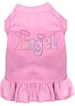 Technicolor Angel Rhinestone Pet Dress Light Pink 4X (22)