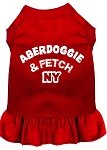 Aberdoggie NY Screen Print Dress Red 4X (22)