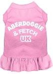 Aberdoggie UK Screen Print Dress Light Pink 4X (22)