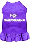 High Maintenance Screen Print Dress Purple 4X (22)