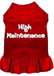 High Maintenance Screen Print Dress Red 4X (22)
